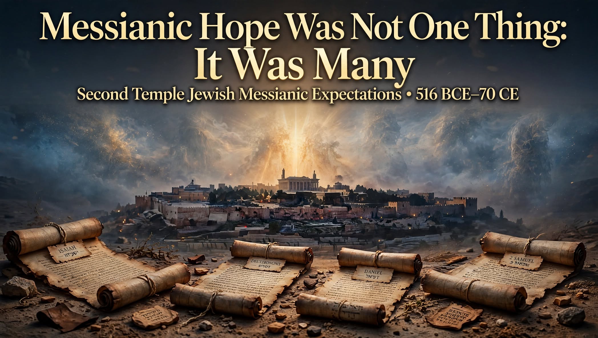 Jewish Messiah, Second Temple Period, scripture, 12 Tribes Reunited